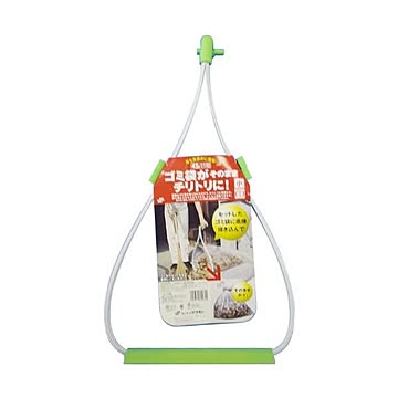 チリトリ着脱型 ゴミ袋/掃除用品 45Lサイズ アウトドア 落ち葉 ちりとり 捨楽 〔清掃用品〕