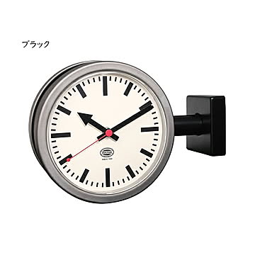 掛け時計 組立式 DOUBLE FACE CLOCK 170D2 YR-0643 幅285x奥行90x高さ205mm ダルトン