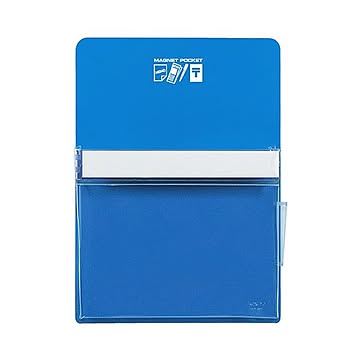 （まとめ）コクヨ マグネットポケット B5270×197mm 青 マク-501NB 1個【×5セット】