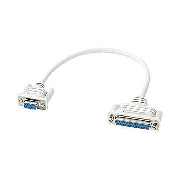 （まとめ）サンワサプライ RS-232C変換ケーブル0.2m KRS-9F25F02K【×3セット】