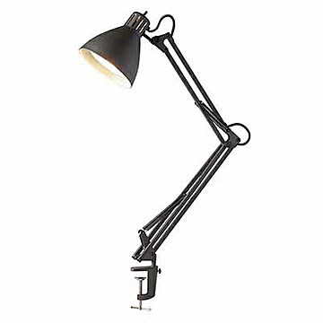 ARTWORKSTUDIO リアクターデスクアームライト LED クランプ付き AW-0377E アッシュブラック