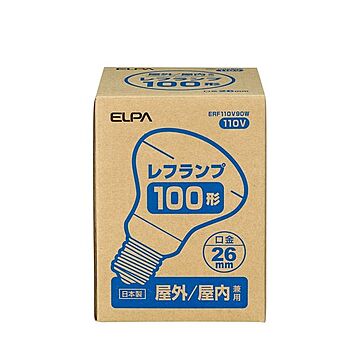 （まとめ） ELPA 屋外用レフランプ 90W形 E26 ERF110V90W 【×5セット】