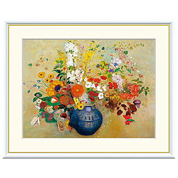 額絵 花 オディロン・ルドン 42x34cm 三幸