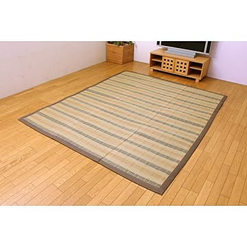 ウレタン12mm入り い草ラグカーペット 『SF×ピアリー』 約200×200cm 正方形