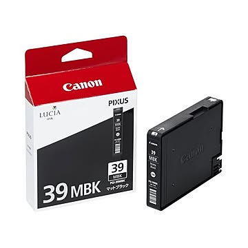 （まとめ） キャノン Canon インクタンク PGI-39MBK マットブラック 4856B001 1個 ×3セット