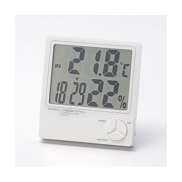 （まとめ）デジタル温湿度計【×2セット】