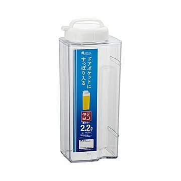 （まとめ） アスベル 水差しポット ドリンクビオ 2.2L 8213-D221 1個 【×5セット】