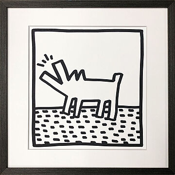 美工社 Keith Haring Untitled, barking dog