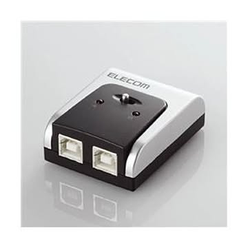 エレコム USB2.0対応切替器≪2回路≫ U2SW-T2