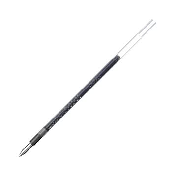 (まとめ) 三菱鉛筆 油性ボールペン替芯 0.38mm 黒 ジェットストリーム多色ボールペン用 SXR8038.24 1セット(10本) 【×10セット】