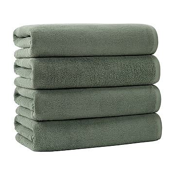 スマートエール しっかり長持ちバスタオル 4枚 【プラザセレクト】