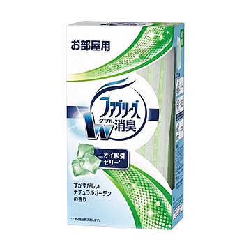 (まとめ) P＆G 置き型ファブリーズ すがすがしいナチュラルガーデンの香り 本体 130g 1個 【×10セット】