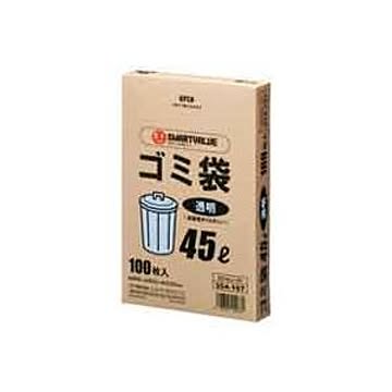 (業務用30セット) ジョインテックス ゴミ袋 LDD 透明 45L 100枚 N044J-45