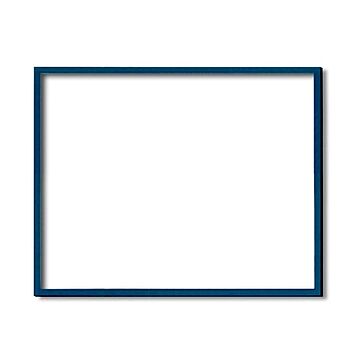 【木製額】色あせを防ぐUVカットアクリル ■デッサン額 大全紙サイズ（727×545mm）ブルー 壁掛けひも付き 化粧箱入り