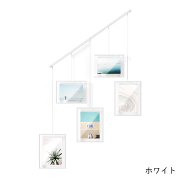 Umbra アンブラ イグジビット フォトディスプレイ 5個セット Exhibit Wall Picture Frames 壁掛け 写真立て 2Lサイズ ポストカード フォトスタンド 写真スタンド