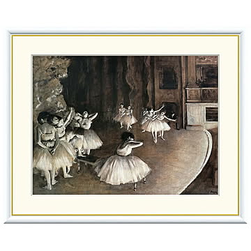 額絵 舞台稽古 エドガー・ドガ 42x34cm 三幸