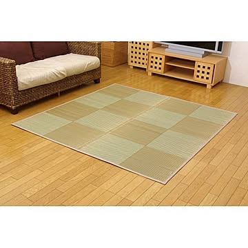 純国産 い草花ござ 『ウォンツ』 ベージュ 江戸間