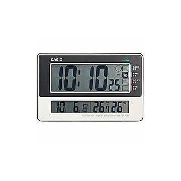 CASIO デジタル電波時計 置時計 温度湿度表示 日付表示 生活環境お知らせ機能 IDL-170J-7JF 管理No. 4549526141867
