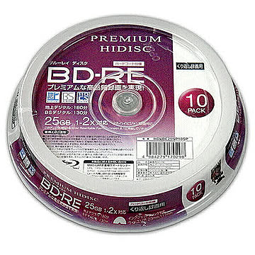 20個セット PREMIUM HIDISC BD-RE くり返し録画  HDVBE25NP10SPX20 管理No. 4589453405977
