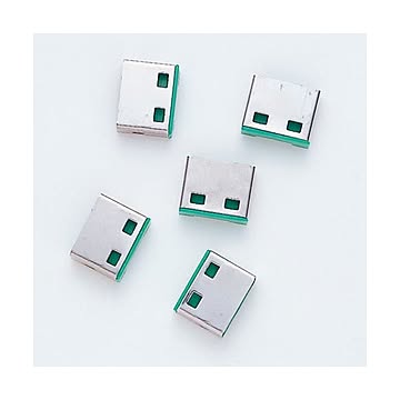 まとめサンワサプライSL-46-G用取付け部品 グリーン SL-46GOP 1パック5個×3セット