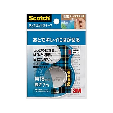 （まとめ） スリーエム ジャパン スコッチ あとではがせるテープ18mmCA18-DS×30セット