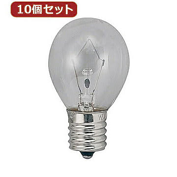YAZAWA 10個セット ミニランプ10Wクリア口金E17 S351710CX10 管理No. 4560352849185