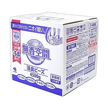 （まとめ）小林製薬 無香空間 業務用 つめ替用4.5kg BIB 1箱【×3セット】