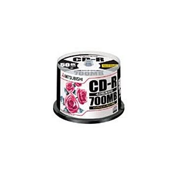 （まとめ） 三菱化学メディア PC DATA用 CD-R 48倍速対応 SR80PP50 50枚入 【×3セット】