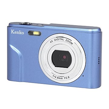 デジタルカメラ 800万画素 スリム 軽量 ケンコー KC-03TYBL