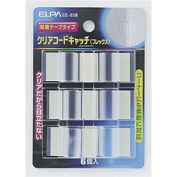 （まとめ） ELPA クリアーコードキャッチ 【×30セット】