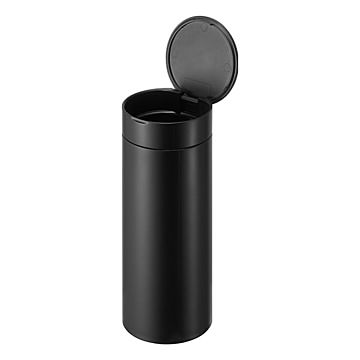 tower タワー (山崎実業) ボトル型蓋付きゴミ箱 Cylindrical Mini Trash Can With Lid トラッシュカン ダストボックス 蓋付き 車用ゴミ箱 小型 コンパクト