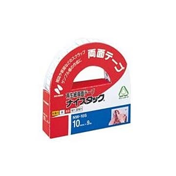 (業務用200セット) ニチバン 両面テープ ナイスタック 【幅10mm×長さ9m】 NW-10S
