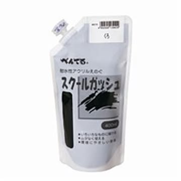 （まとめ）ぺんてる スクールガッシュ WXGT28 くろ×5セット