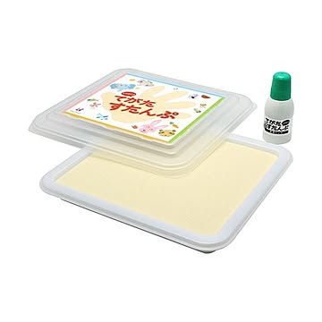 （まとめ）シヤチハタ てがたすたんぷセットグリーン HT-AS-G 1パック【×5セット】
