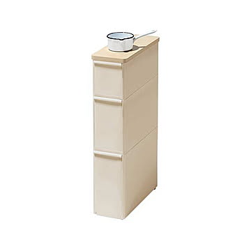 like-it ライクイット スリムストレージシリーズ Wood top stocker slim 耐熱木天板ストッカースリム TS-111LWT 収納 引き出し 隙間収納 スリム 省スペース