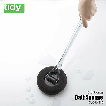 tidy ティディ BathSponge バススポンジ CL-666-320　バスタブスポンジ バスブラシ 柄付き ハンドル付き