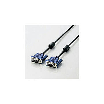 5個セット エレコム RoHS準拠 D-Sub15ピン(ミニ)ケーブル CAC-20BK/RSX5 管理No. 4589453401917