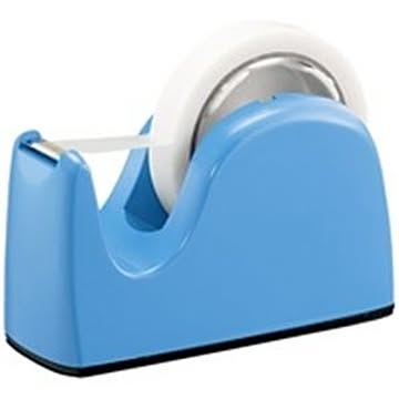 （まとめ）プラス テープカッター TC-301 ライトブルー×10セット