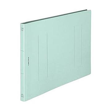 （まとめ）ライオン事務器 フラットファイル（環境）樹脂押え具 B4ヨコ 150枚収容 背幅18mm 水 A-508KB4E 1冊【×50セット】
