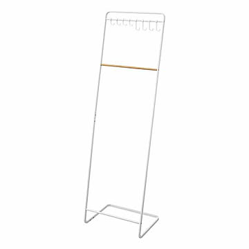 tower タワー (山崎実業) 帽子収納フック付きコートハンガー Coat and Hat Storage Rack ハンガーラック ワードローブ 帽子ハンガー 帽子ラック 帽子収納