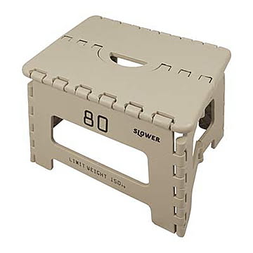 SLOWER スロウワー FOLDING STOOL Tabac フォールディングスツール タバック 折りたたみ椅子アウトドア スツール