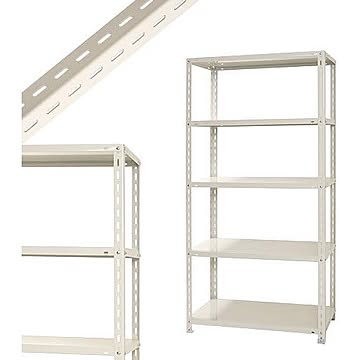 スチールラックのキタジマ NCラック 5段 高さ180cm【まとめ買い3台セット】