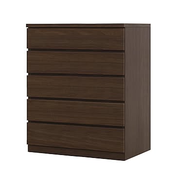 丸田木工 フィット 幅80 5段 奥行55 チェスト 完成品 日本製 大川家具
