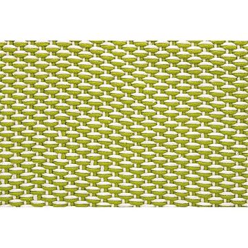 マイカ プレーベル 手織りカーペット ラグマット 約130×190cm グリーン ホットカーペット対応 手洗い可 インド製