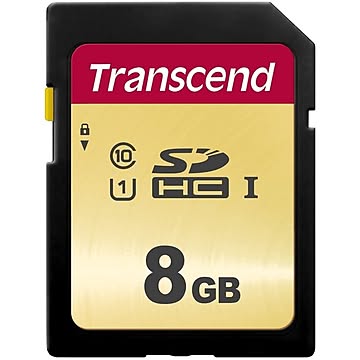 トランセンド 8GB SDHCカードUHS-1 U1 CLASS10 [MLC] TS8GSDC500S