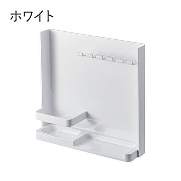 山崎実業 tower 歯ブラシ&チューブスタンド 5本収納 ホワイト