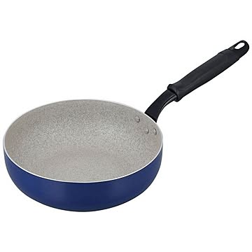 ディープパン(炒め鍋/深型フライパン) 24cm IH対応 外面セラミック加工 金属ヘラ使用可 ミリオンパン 〔調理器具 キッチン用品〕