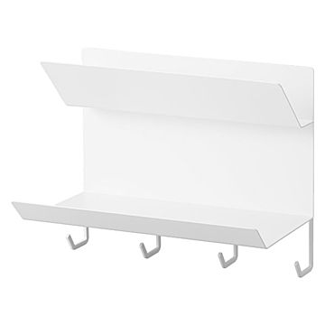tower タワー (山崎実業) フック付きマグネット手袋ホルダー Magnetic Glove Organizer With Hooks マグネット 玄関 収納 整理整頓 フック スチール シンプル