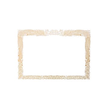 （まとめ） オキナ OA対応 金箔賞状用紙 A3 縦書き 5枚入 【×5セット】