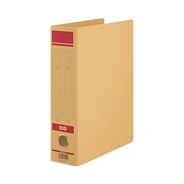 （まとめ）TANOSEE保存用ファイルN(片開き) A4タテ 500枚収容 50mmとじ 赤 1冊 【×20セット】